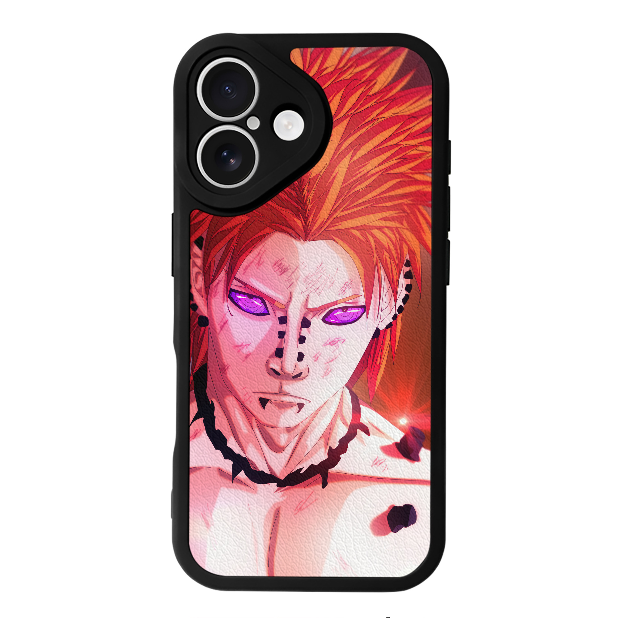 （画像用） NARUTO -ナルト- NARUTO -ナルト- 疾風伝 【iPhone 16シリーズ対応】シリコンスマホケース（レザー調） 材質：シリコン